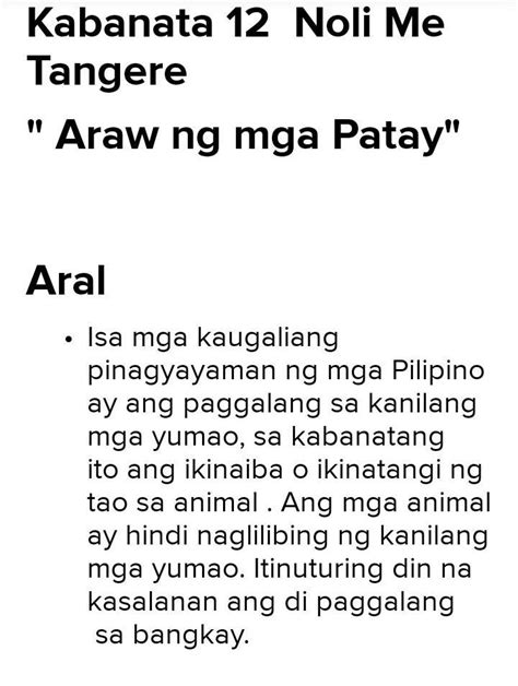 aral na makukuha sa noli me tangere|Ano ano ang mga aral na makukuha sa noli me tangere .